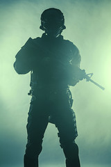 Fototapeta premium Police officer SWAT
