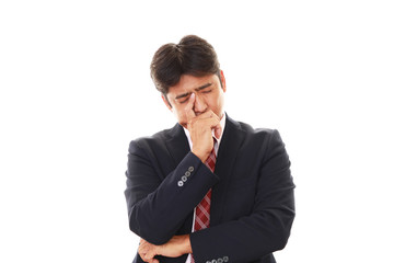 苦悩するビジネスマン