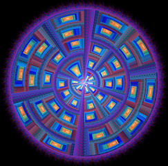 abstract fractal background for creative design