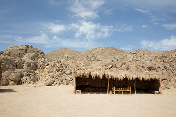 Desert nature in egypt travel shack