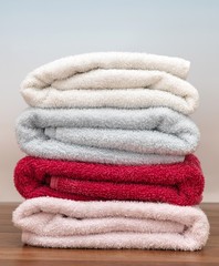 Fototapeta na wymiar Bath Towels