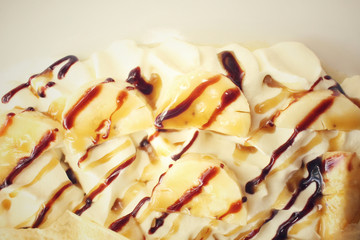 Crepes with banana