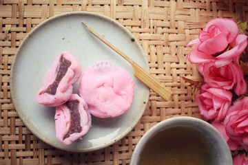 Mochi japanese dessert