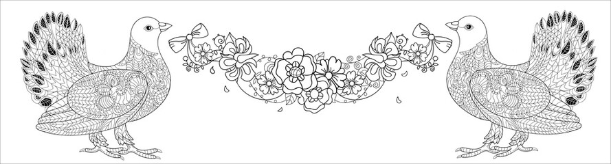 Pigeon for Peace Day doodles