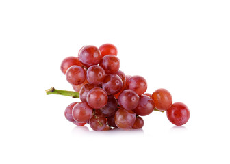 grapes isolated on over white background