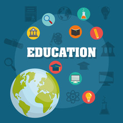 Education and elearning icons