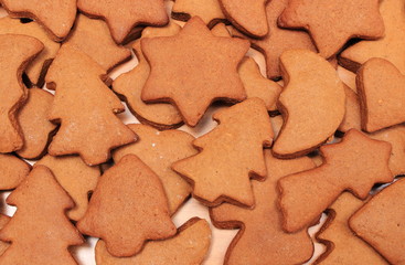 Fresh baked homemade Christmas cookies