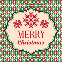 Merry christmas colorful card