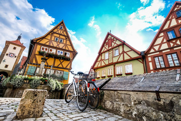 Fototapeta premium Rothenburg ob der Tauber, a UNESCO world heritage site in Germany