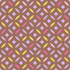 Vintage vector geometric background. Abstract ornament backgroun