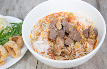 Ka-Nom-Jeen , famous food of Northern Thailand
