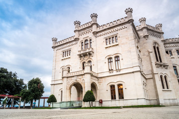 Fototapeta na wymiar Miramare Castle, Trieste, Italy