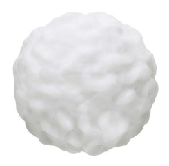 Snow ball isolated 