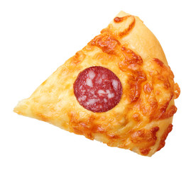 Pizza slice isolated 