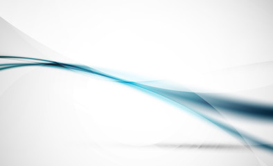 Wave blue and yellow color abstract background. Business hi-tech