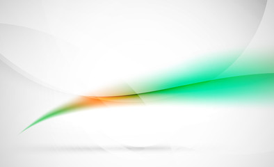 Green wave abstract background. Business hi-tech presentation