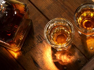 Crédence de cuisine en verre imprimé Alcool whisky