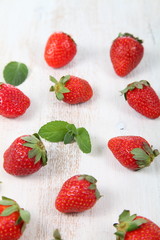 Ripe strawberry