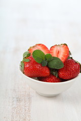 Ripe strawberry