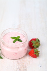 Strawberry yogurt