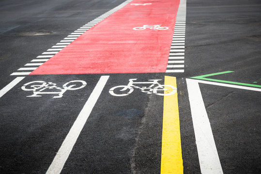 bicycle lane simbol