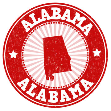Alabama stamp