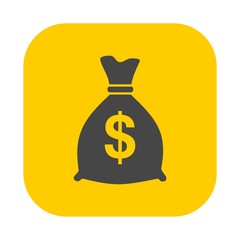 Money bag icon 