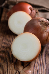 Portion of white Onions