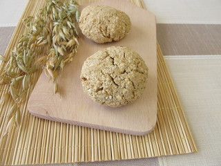 Selbst gebackene Haferbrötchen