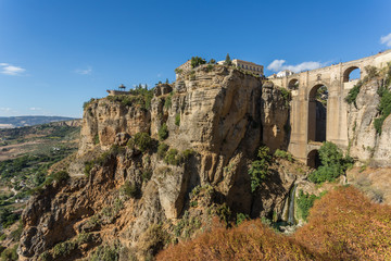Fototapeta na wymiar Ville de Ronda en Andalousie,Espagne