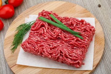 Raw minced meat