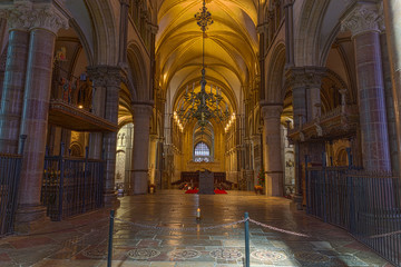 Candle for Thomas Beckett, Canterbury Cathedral, a world heritage site