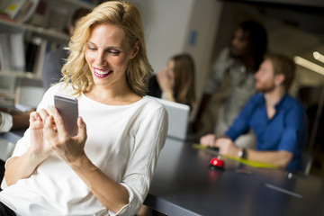 Young people in the office