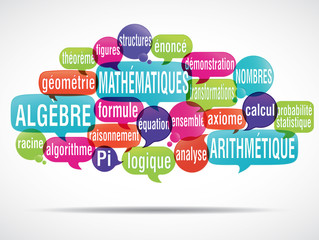 nuage de mots : maths