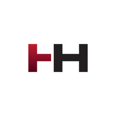 modern initial logo HH