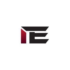 modern initial logo IE