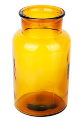 Brown glass chemical bottle