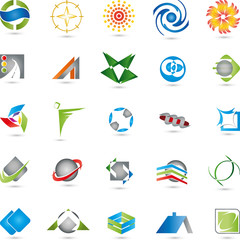 Logos Sammlung, Dienstleistung, Buttons