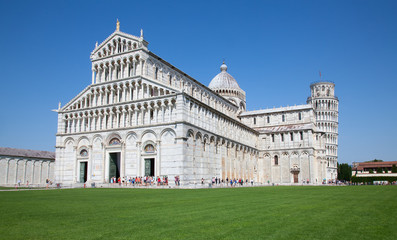 Fototapeta na wymiar Leaning tower of Pisa