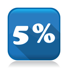 5 PERCENT ICON