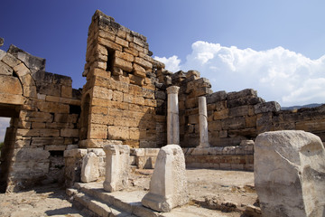 Hierapolis, Turkey. Ancient tombs in the necropolis II - XIX century