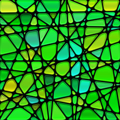 abstract vector stained-glass mosaic background