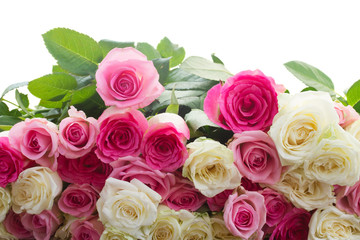 bouquet of fresh roses