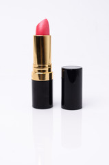 Fototapeta premium close up of a lipstick on white background