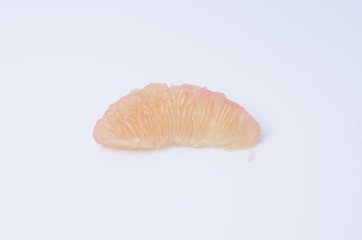 peeled pomelo pieces