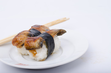 sushi isolated on a white background