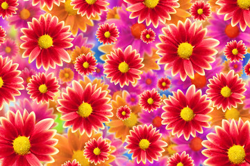 Fototapeta na wymiar flower pattern background