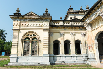 Natore, Bangladesh - September 29, 2015: Natore Rajbari (also known as Pagla Raja's Palace, Natore Palace) was a prominent royal palace in Natore, Bangladesh. 