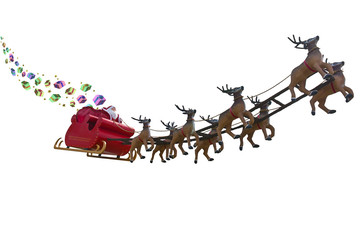 Santa Claus gifts are arriving