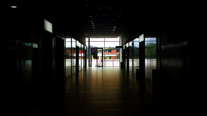 Hall shopping center